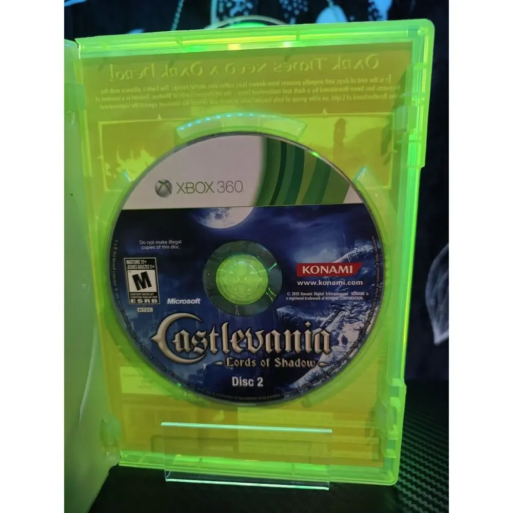 Microsoft Xbox 360 Konami Castlevania Lords Of Shadow 2010